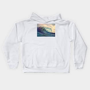 Hawaiian North Shore Wave Kids Hoodie